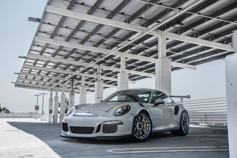 Porsche 911 GT3 RS in Fashion Grey on Vorsteiner Wheels (V-FE 203) '2016